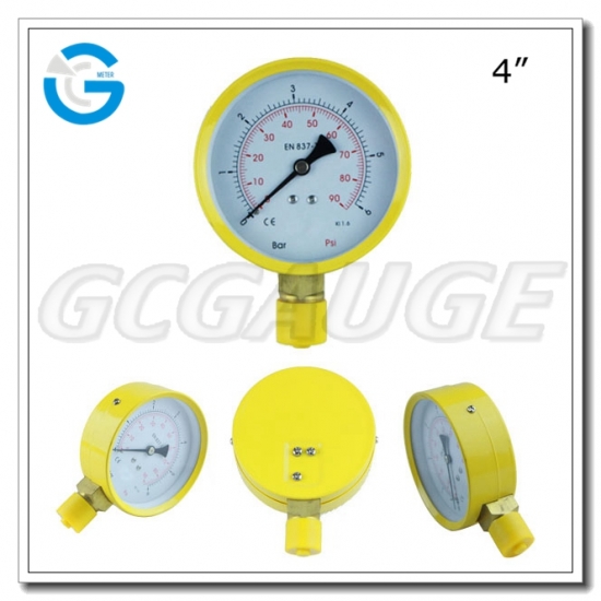 bourdon tube pressure gauges