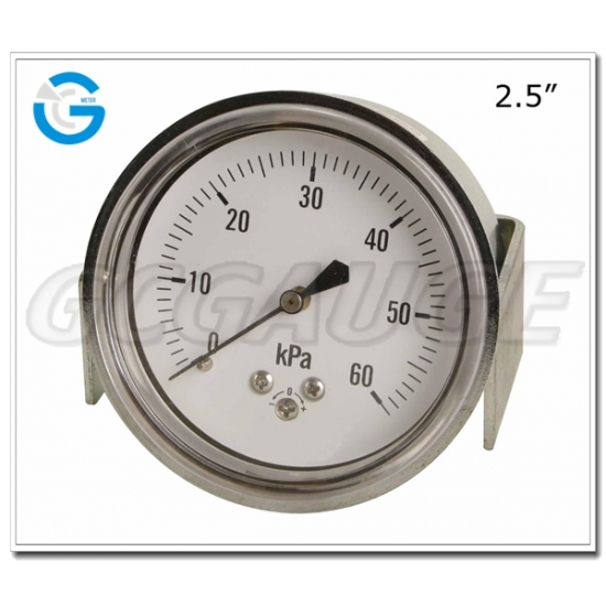 capsule low type pressure gauge