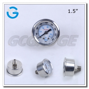 1.5 inch 4000psi pressure gauge